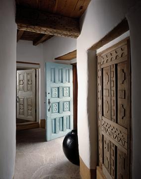 The Hollenback House by John Gaw Meem, Santa Fe, NM, 1995