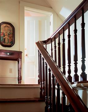 Interior of the Stine-Fleming House, owned since 1969 by the Maldonados, 1986