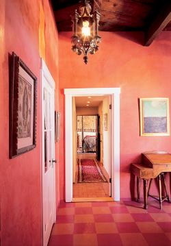 Albuquerque's Dietz Casita, more than 200 years old. It was once home to Erna Fergusson and is now owned and has been remodeled by Susan Westbrook Interiors, 2004
