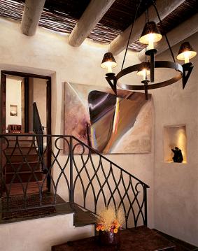 An elegant home by architect Robert Nestor in Santa Fe, NM, 1986