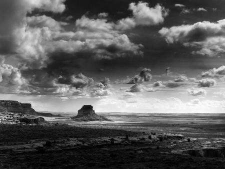 "The Canyon's End", La Fajada Butte, Chaco canyon, NM, 1978